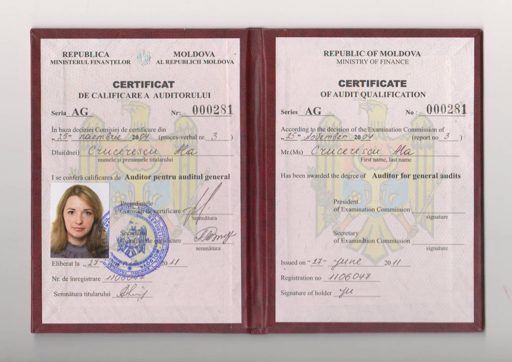 Certificate 1