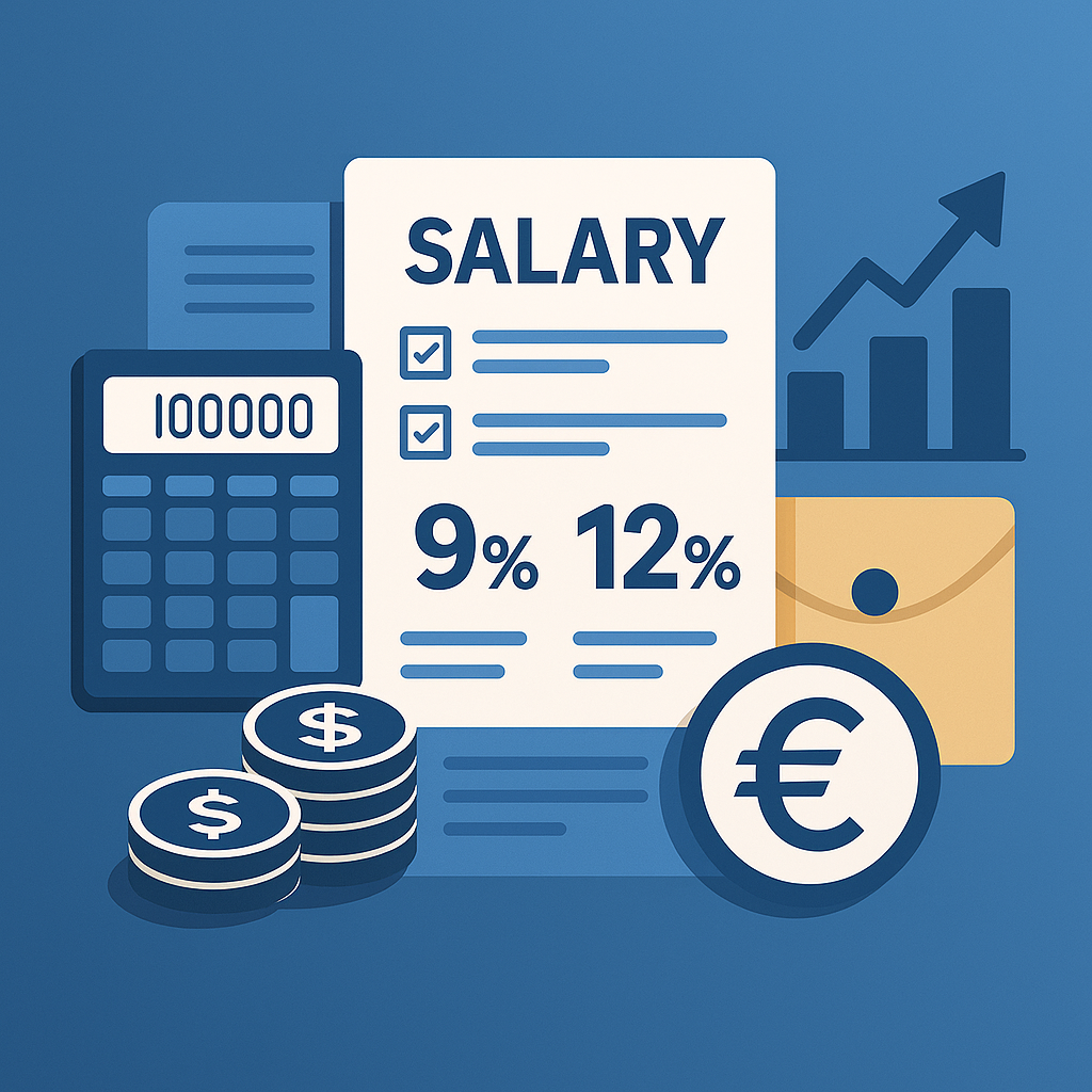 Cum se calculeaza salariul in Moldova in 2025: brut, net, formule si exemple